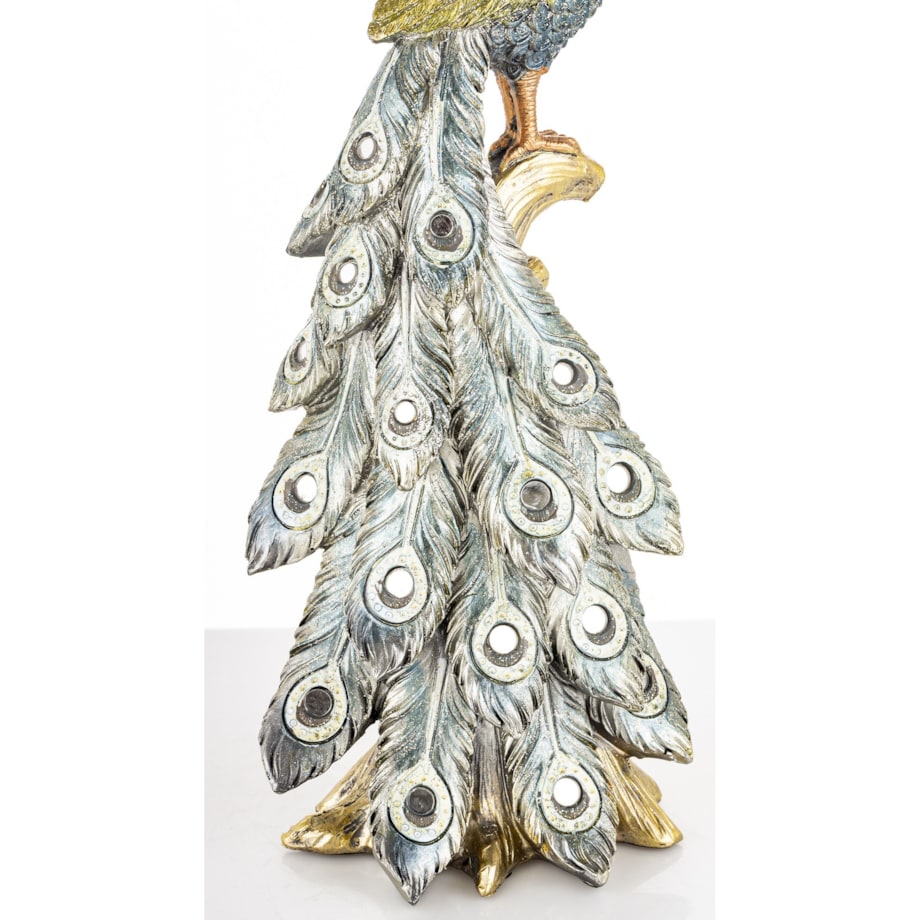 Dekoracja - Paw 32x12x10 cm PAVO-3 złoty