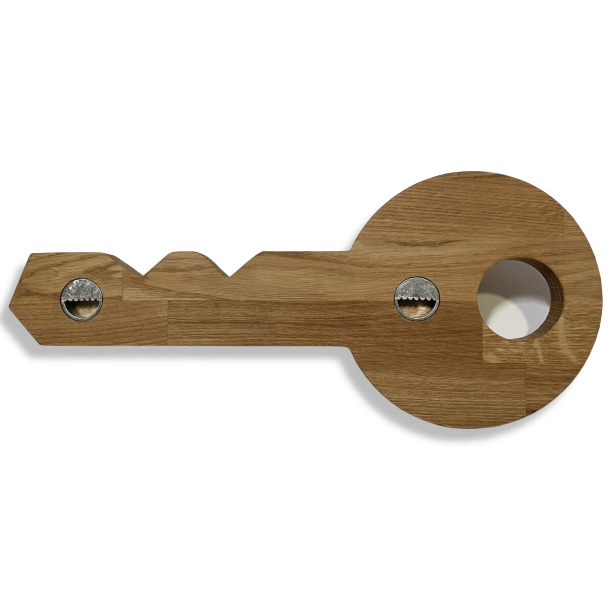 Drewniany wieszak na klucze Klucz Dębowy