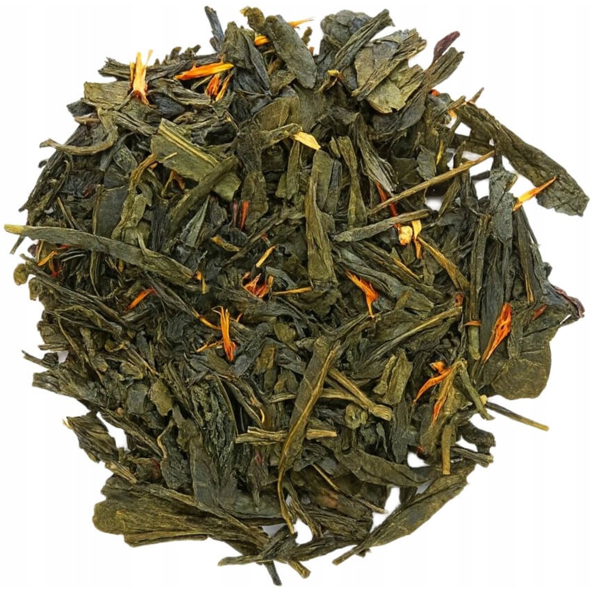 Herbata zielona SENCHA ŻEŃSZENIOWA żeńszeń oset premium sypana na prezent - herbata liściasta sypana mieszanka napar susz