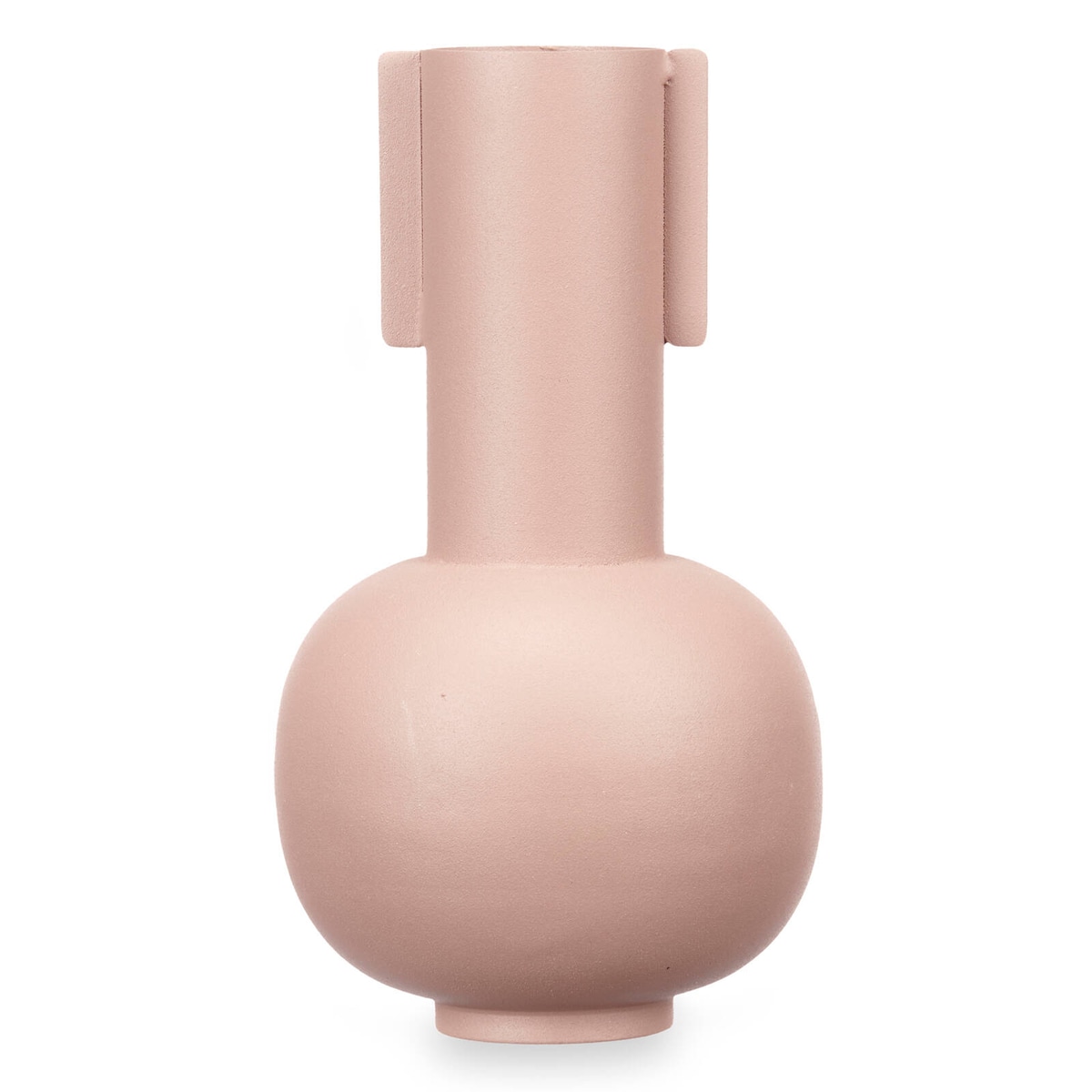 Wazon metalowy, pastelowy kolor, 14 x 28 cm