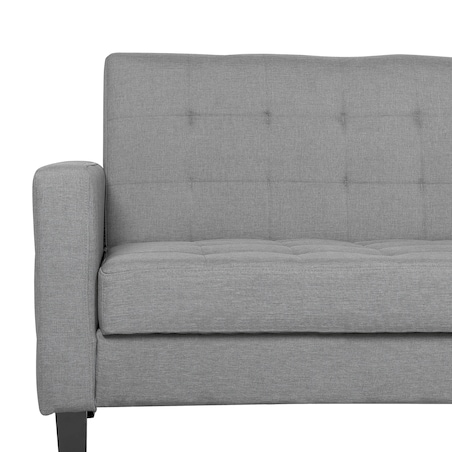 Sofa rozkładana dla 3 osób VEHKOO Jasnoszary