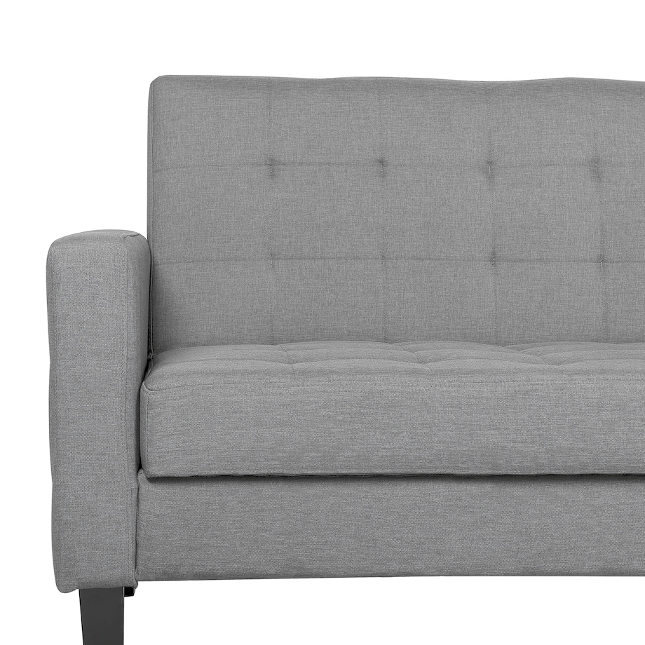 Sofa rozkładana dla 3 osób VEHKOO Jasnoszary
