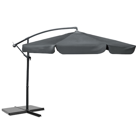 Parasol ogrodowy z wysięgnikiem pokrowiec 6 segmentów ø 350cm Plonos