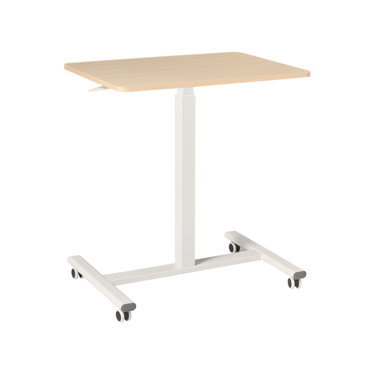 Regulowany stolik pod laptopa ACADEMIA Jasny brąz/ biały 65 cm 48 cm