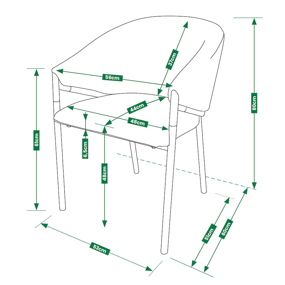 Krzesło welurowe eleganckie AMBER szare