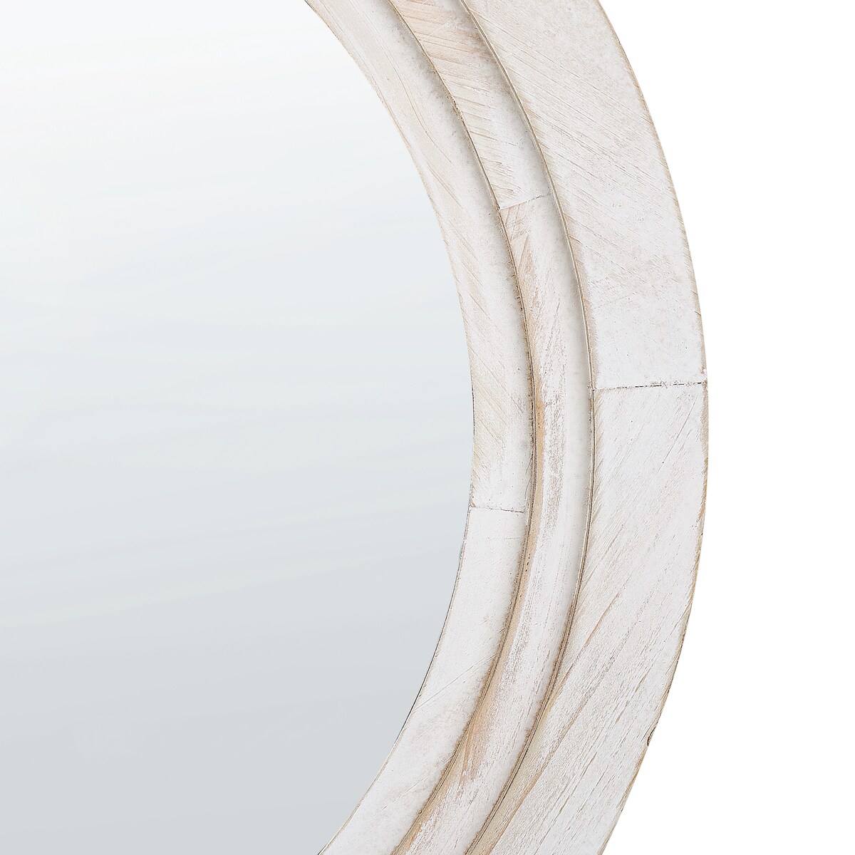 Lustro ścienne DELICIAS 60 cm 60 cm Złamana biel