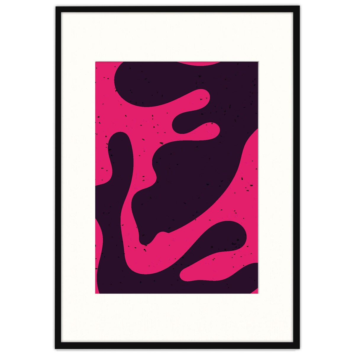 Ramka na zdjęcia 70x100 cm z passe partout czarna ramka z okienkiem passe partout na zdjęcie 50x70 cm FRAMAI®