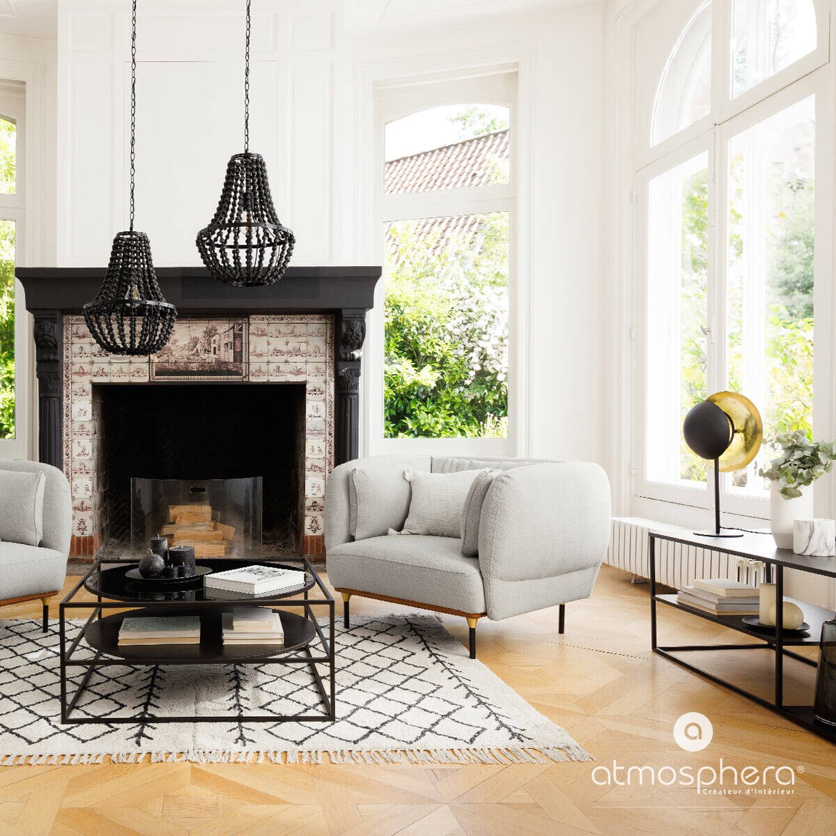 Metalowa lampa stołowa ESTEE, 57 cm