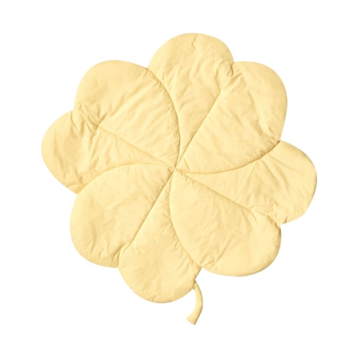 Mata do zabawy liść 110 x 110 cm zółta ACADINE