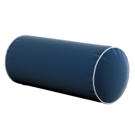 Poduszka wałek prosty z lamówką, granat, Ø16 x 40 cm, Christmas