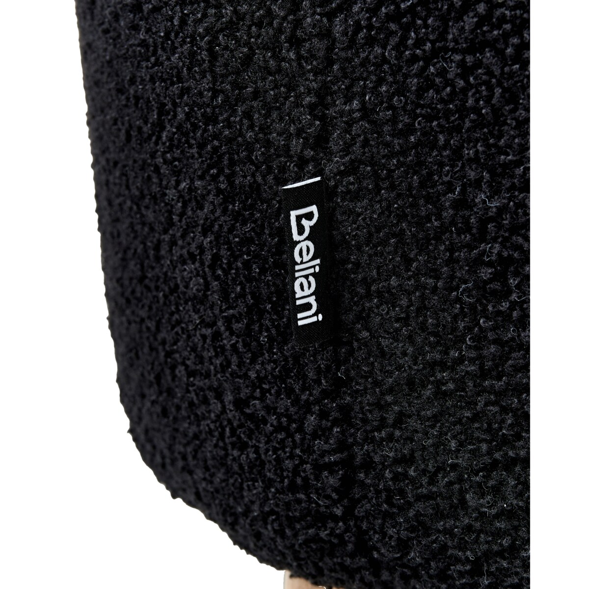 Fotel dziecięcy boucle pingwin czarny FYN