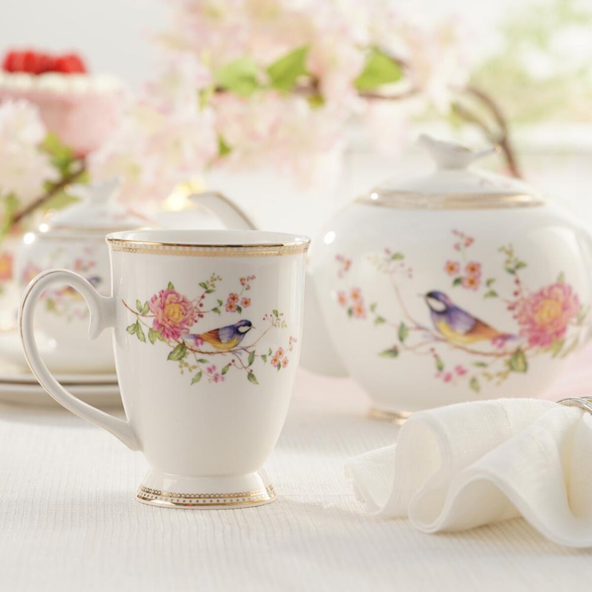 VILLA ITALIA Kubek porcelanowy 300 ml BEL FIORE