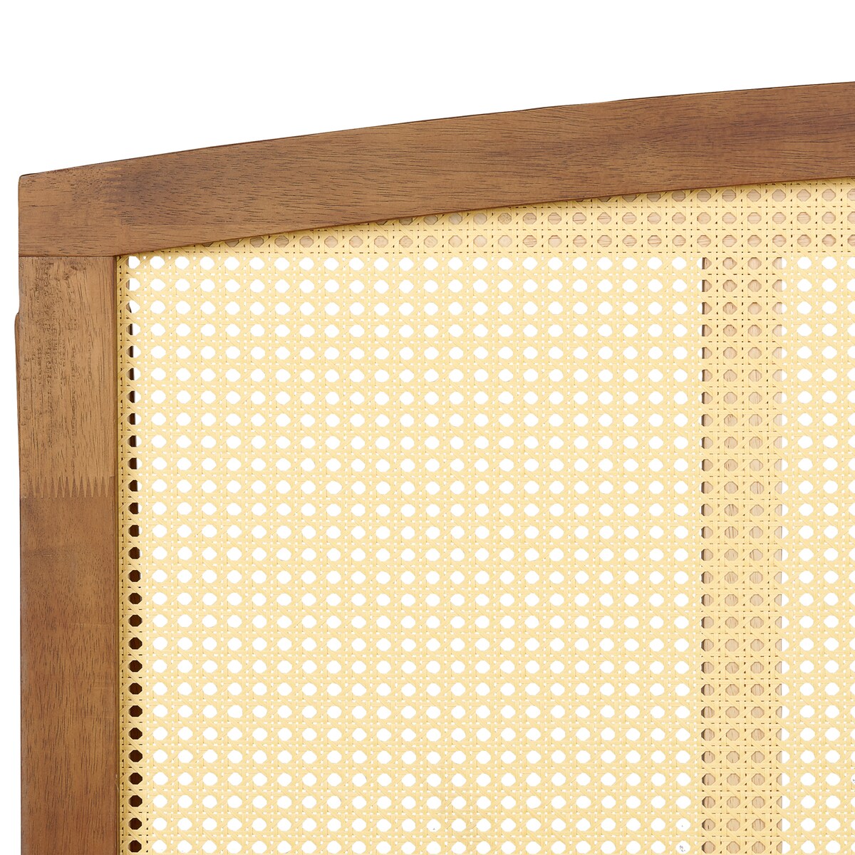 Łóżko Rattan VARZY 140 x 200 cm Brązowy
