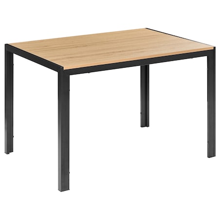Stół do jadalni MANN Brązowy/ czarny 120 cm 80 cm
