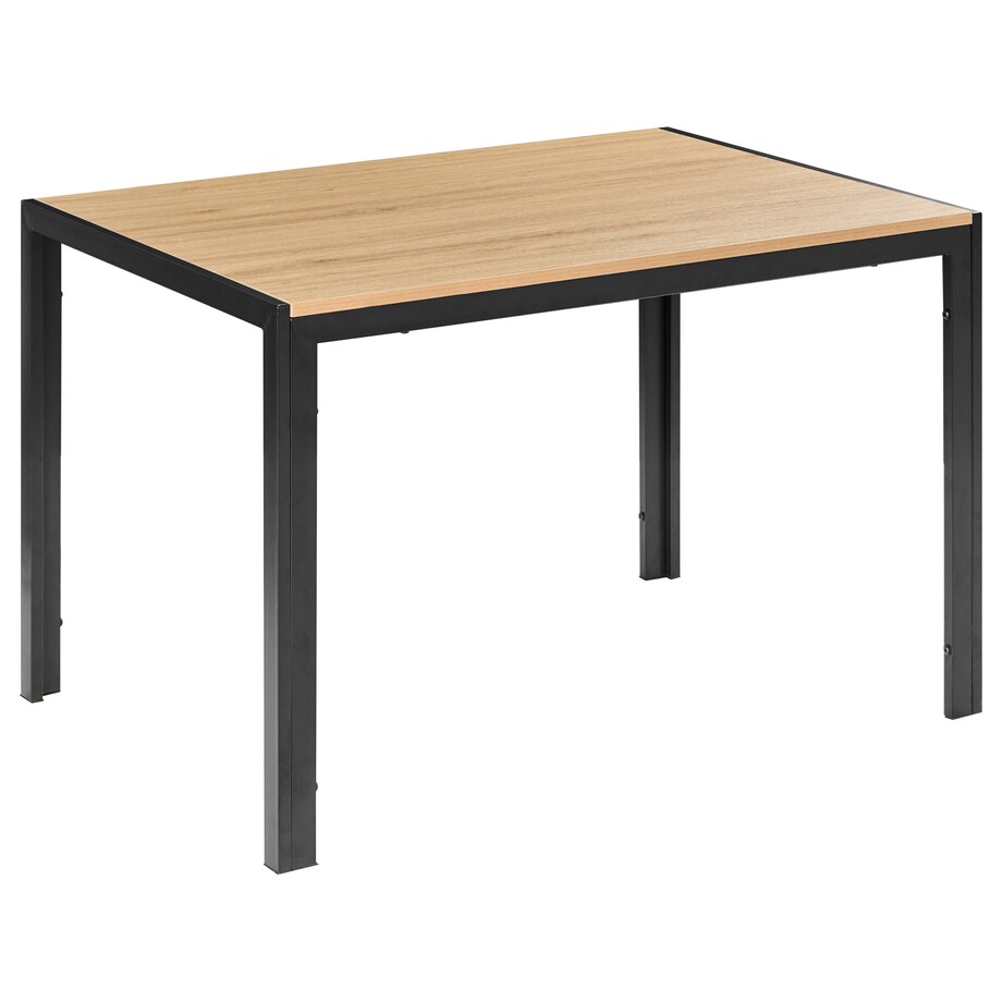 Stół do jadalni MANN Brązowy/ czarny 120 cm 80 cm