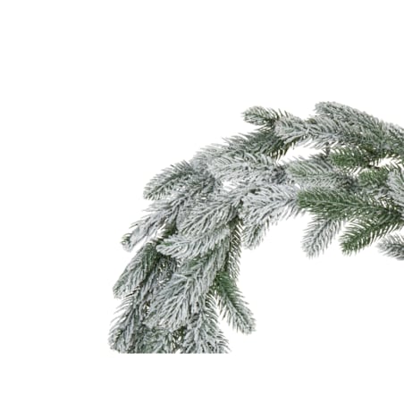 Dekoracyjny wieniec świąteczny ze światełkami 45 cm zielony ALBINI