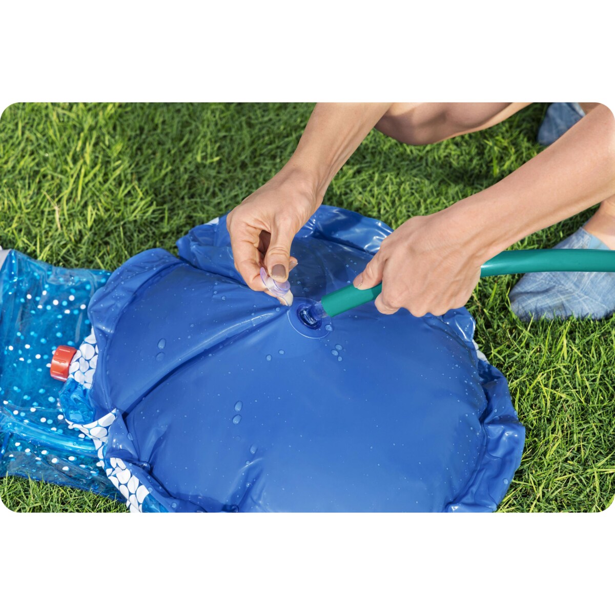 Duża fontanna dmuchana ogrodowa zraszacz UFO Bestway 52731