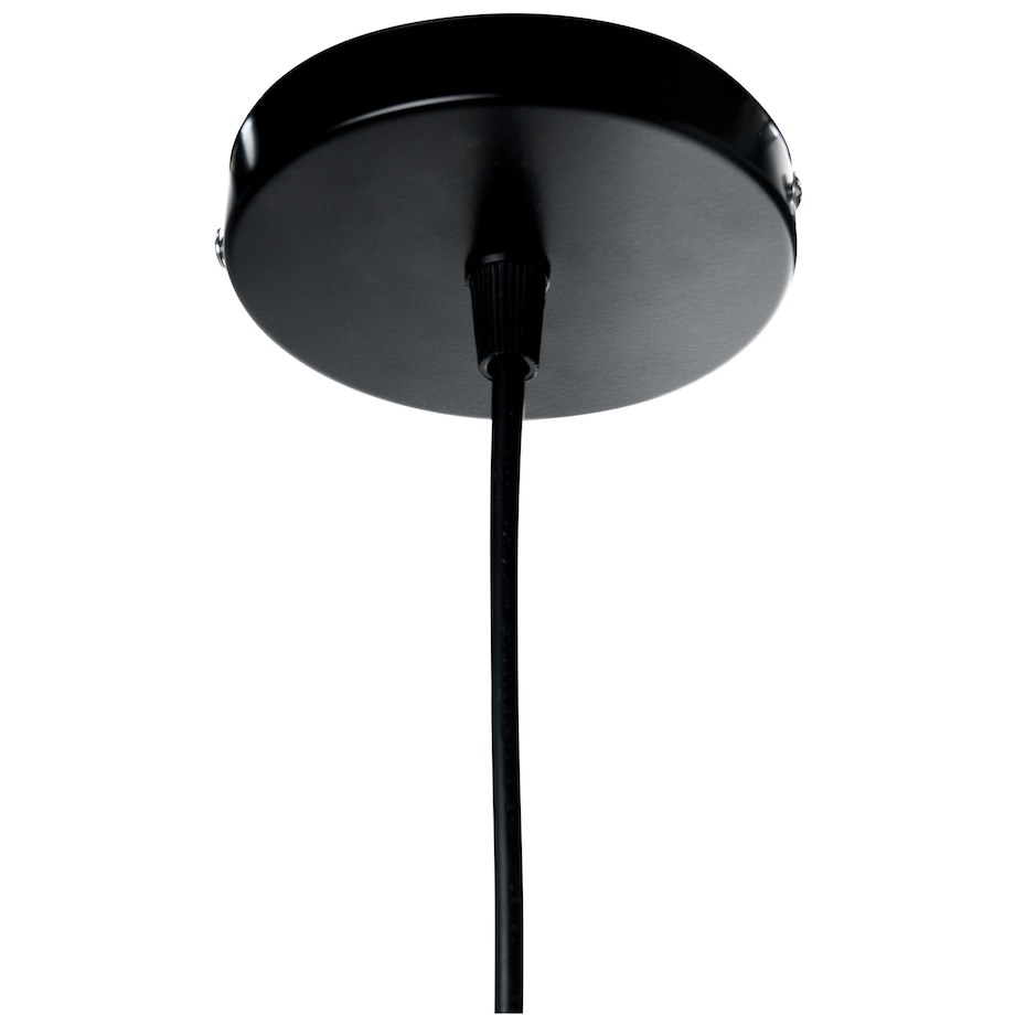 Lampa wisząca TURABO Rattan Czarny/ biały