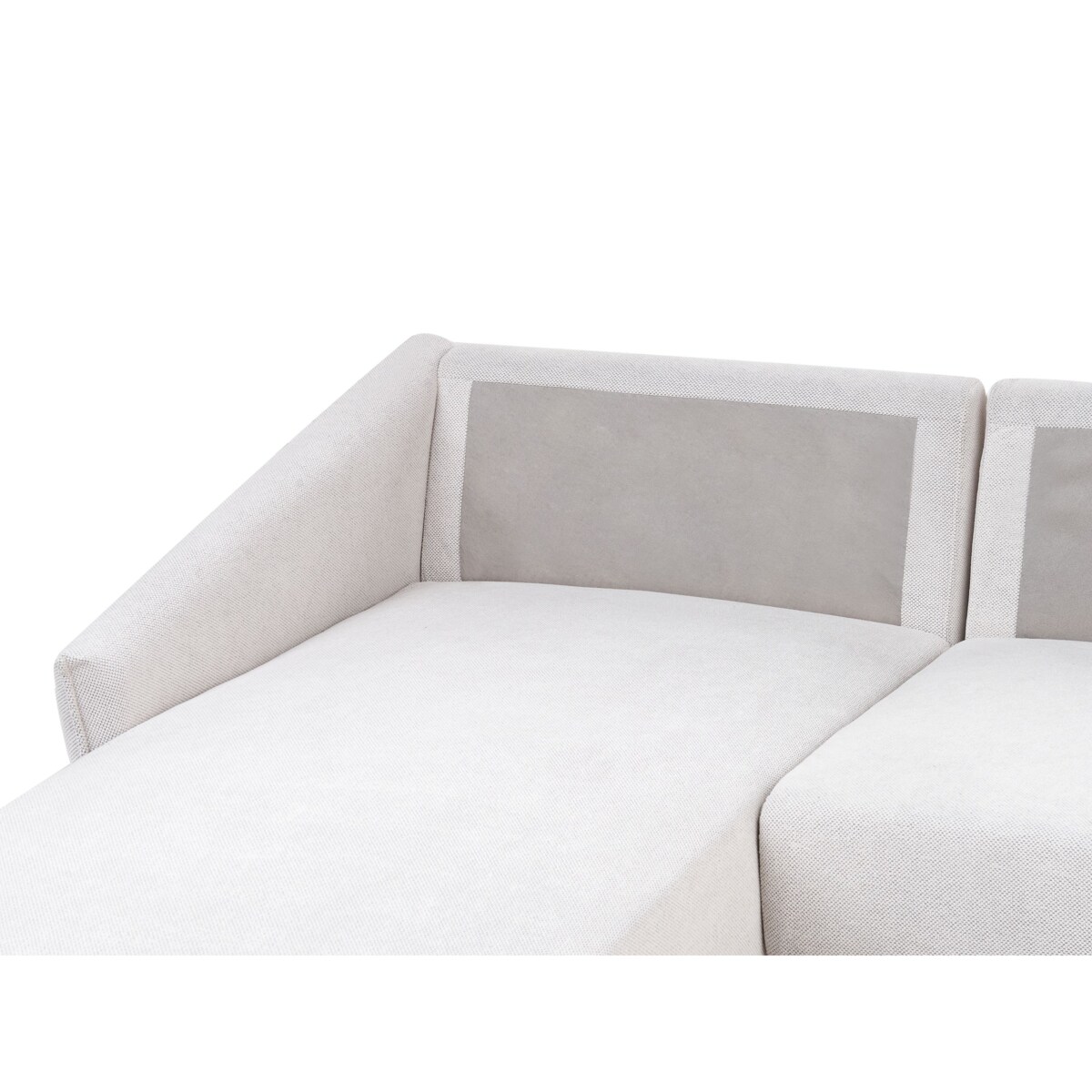 Narożnik prawostronny złamana biel VARDE