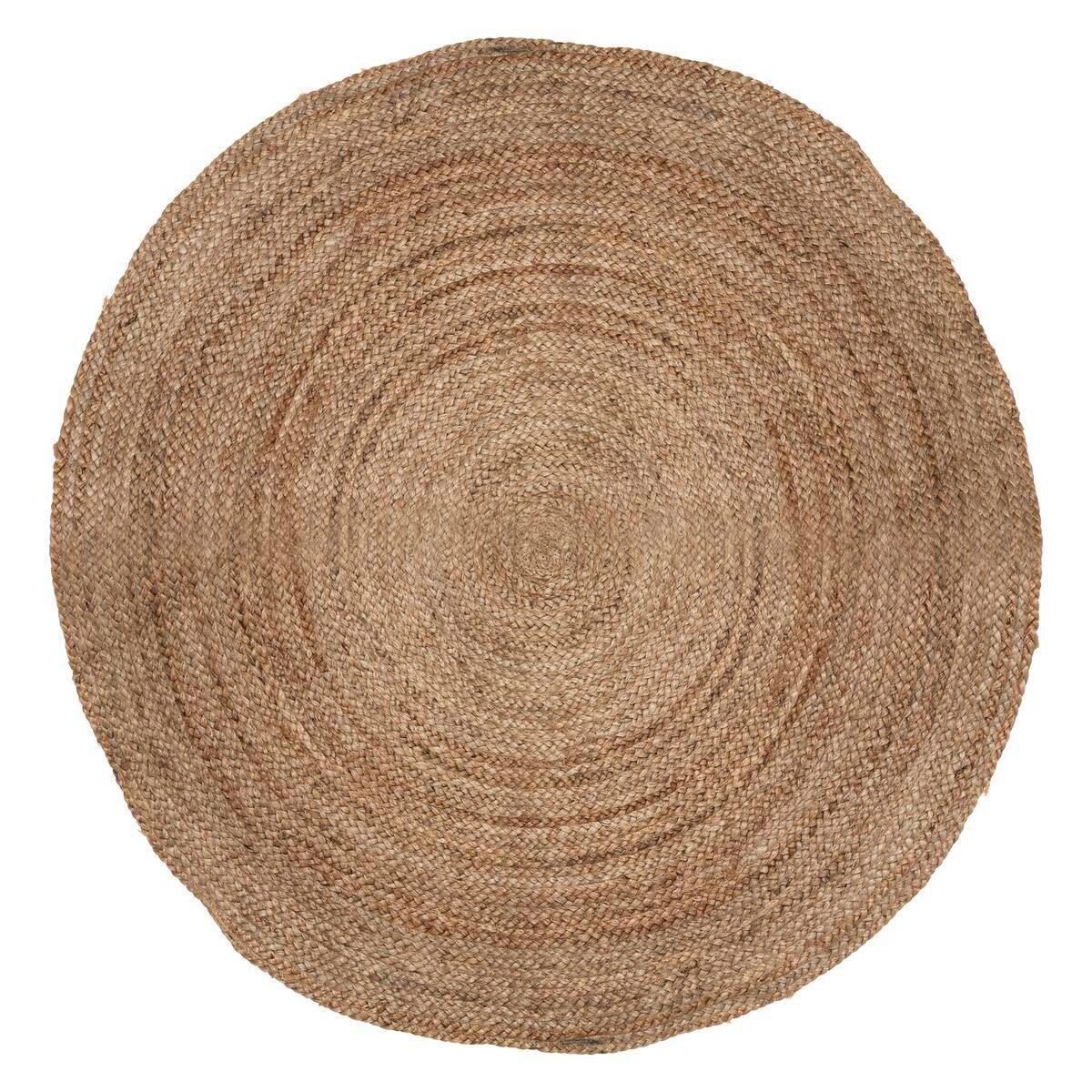 Okrągły dywanik ozdobny, juta, Ø 120 cm