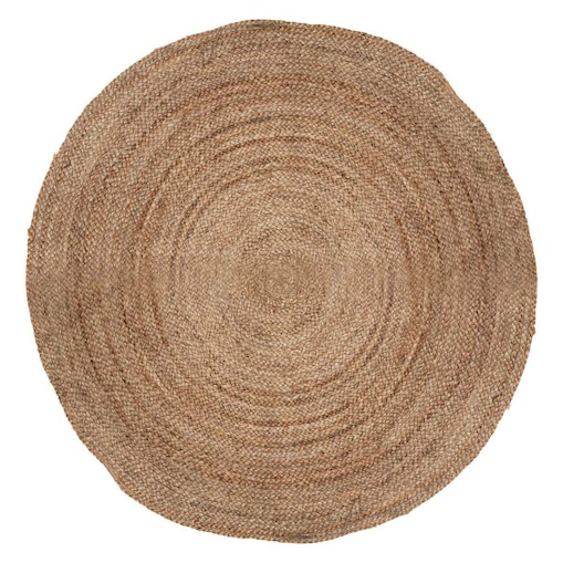 Okrągły dywanik ozdobny, juta, Ø 120 cm