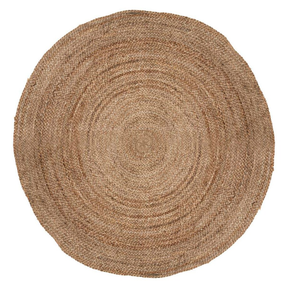 Okrągły dywanik ozdobny, juta, Ø 120 cm