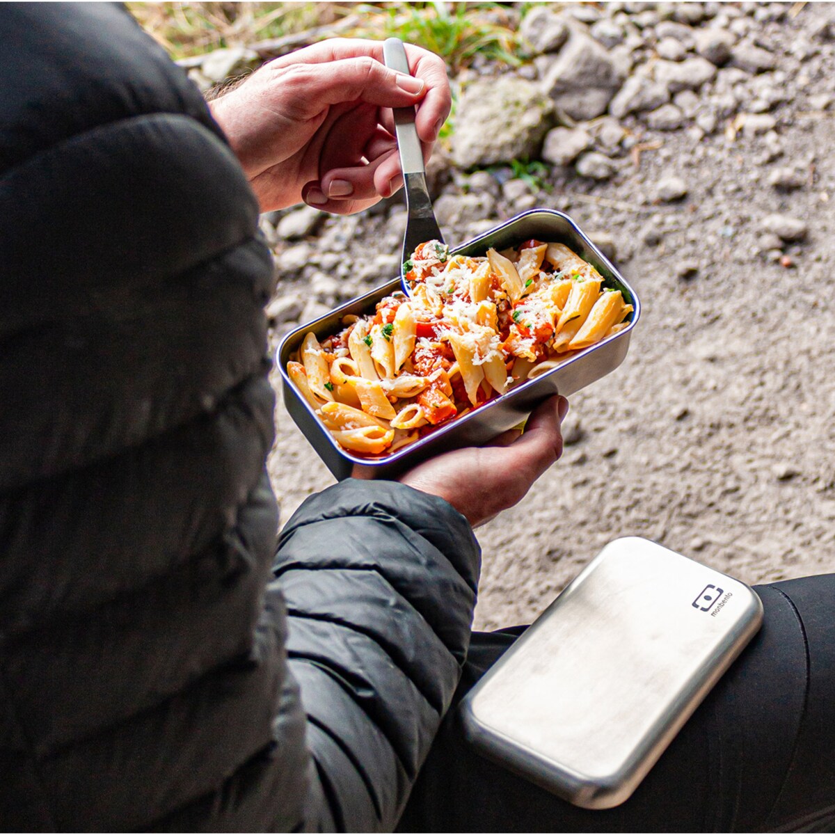 Monbento Sense bento lunchbox 0,7 l Green Natural