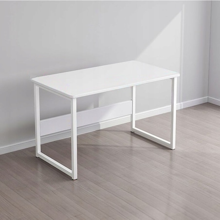 Biurko komputerowe białe stolik loft pod laptop komputer skandynawski 80 cm