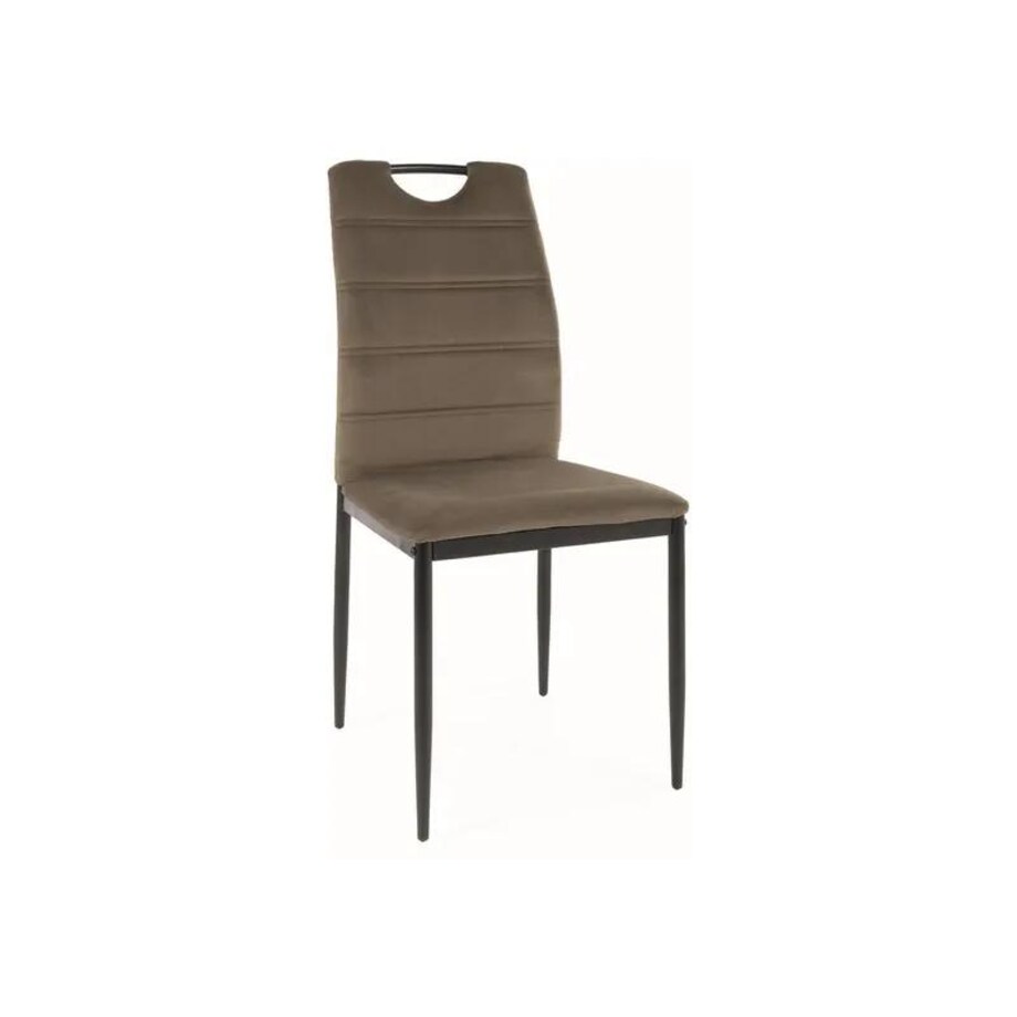 Krzesło tapicerowane RIP VELVET oliwkowe