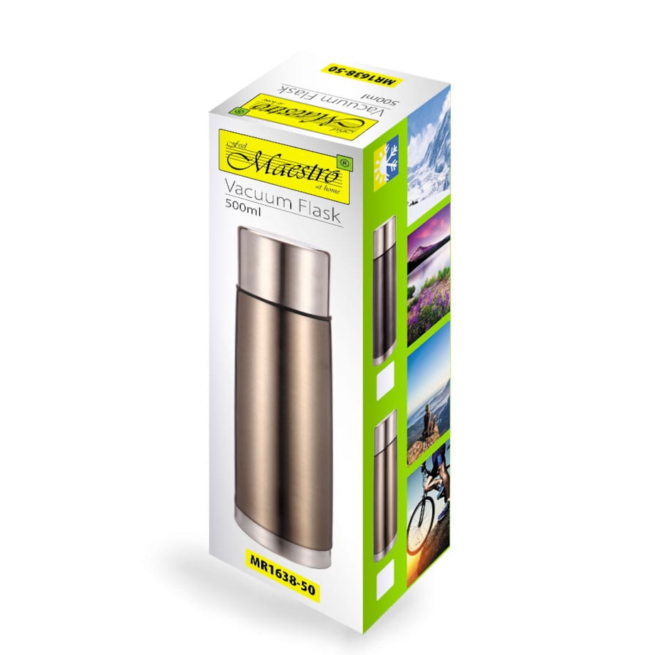 Termos stalowy 0.75L 2 kolory MAESTRO MR-1638-75