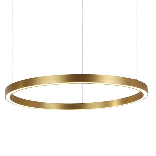 Złoty pierścień wiszący Midway LP-033/1P Light Prestige ring LED 3000K 35W