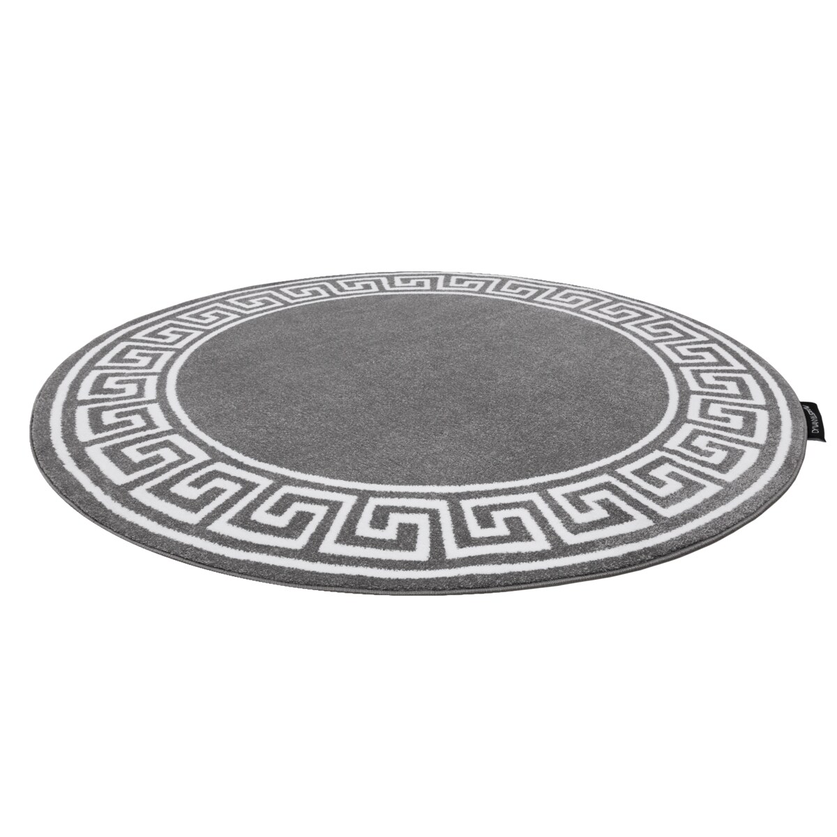 Dywan HAMPTON Grecos koło szary koło 120 cm