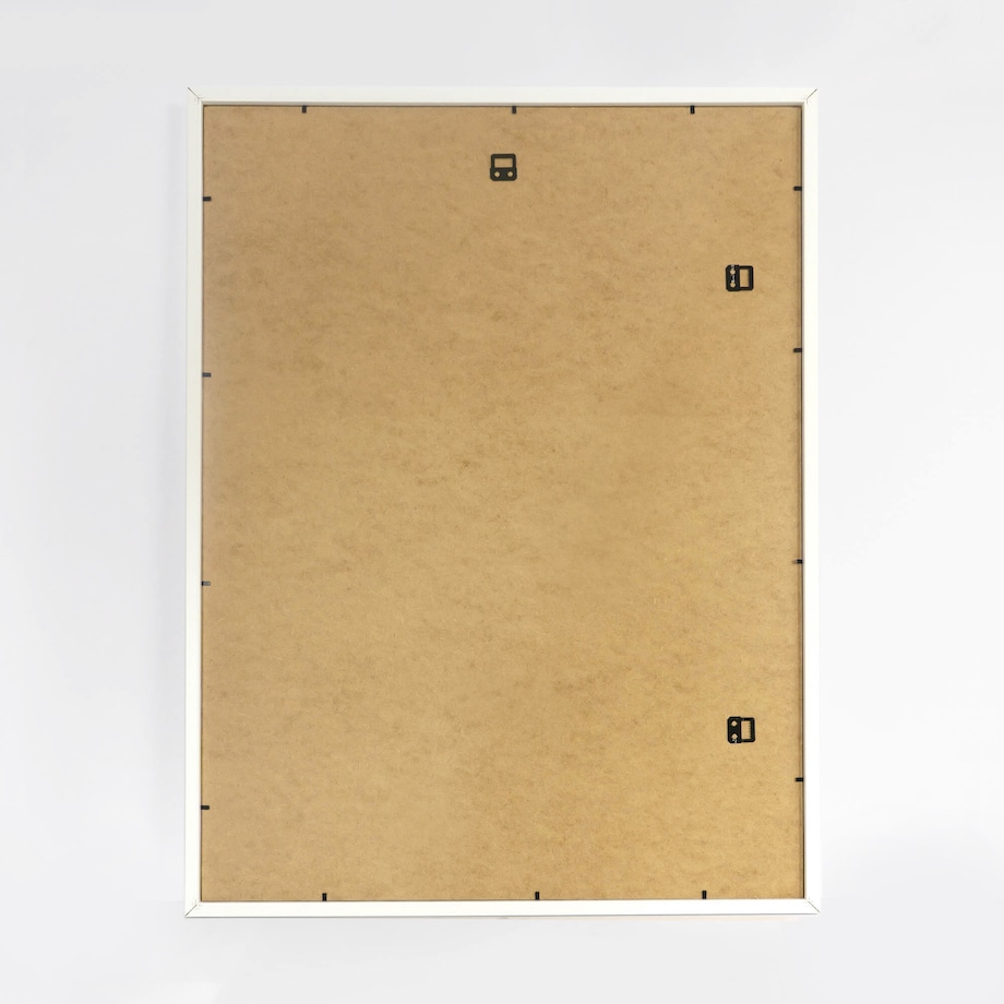 Ramka na zdjęcia z passe partout ramka 60x80 cm z okienkiem passe partout na zdjęcie 40x60 cm kolor biały FRAMAI®