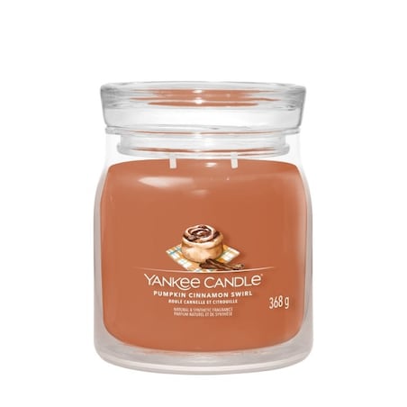 YC SIG.– Świeca średnia PUMPKIN CINNAMON SWIRL