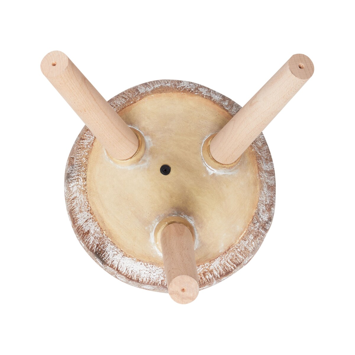 Doniczka na stojaku 27 x 27 x 61 cm jasnobrązowa ASCLEPIAS