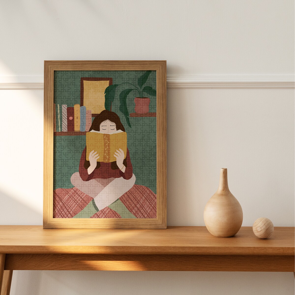 Muno Puzzle "Home Alone" by Ola Kryngiert Puzzle 500 el. w eco woreczku