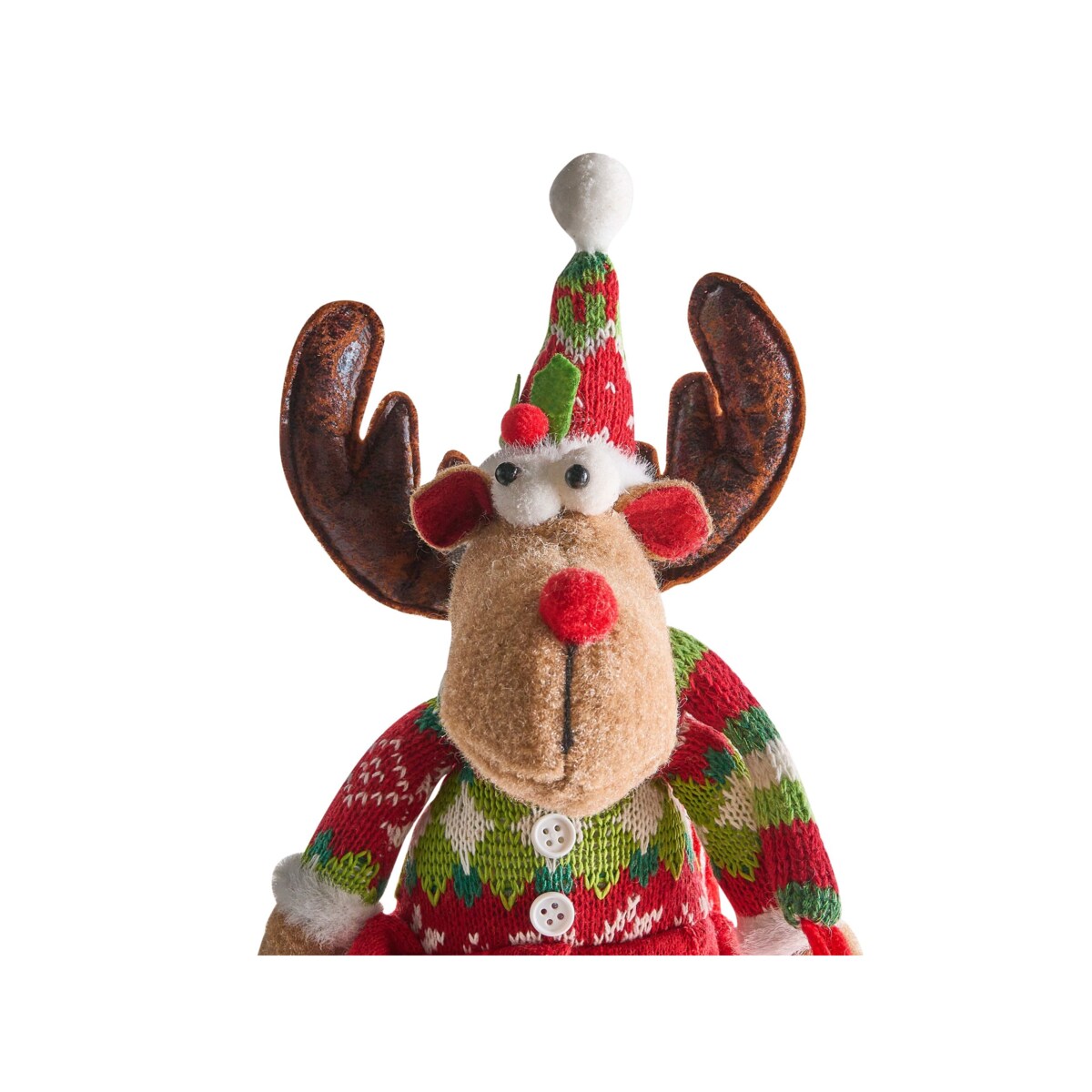 Zestaw 2 dekoracji świątecznych VATNDALSVATNET Renifer 38 cm Kolorowy