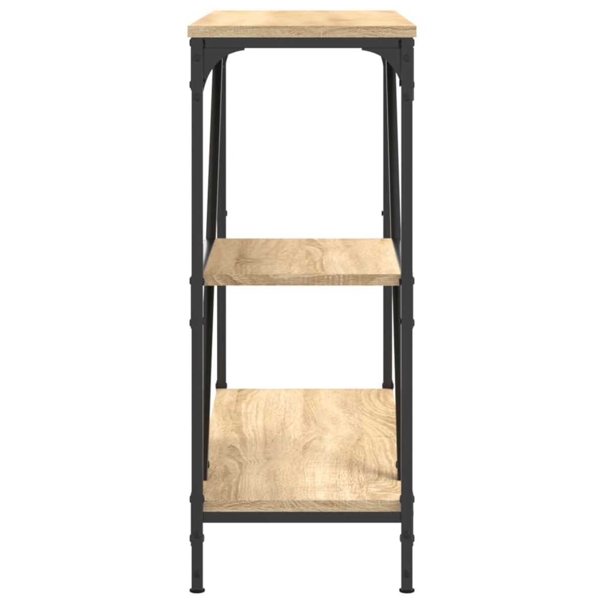 vidaXL Stolik konsolowy, dąb sonoma, 88,5x30x75 cm