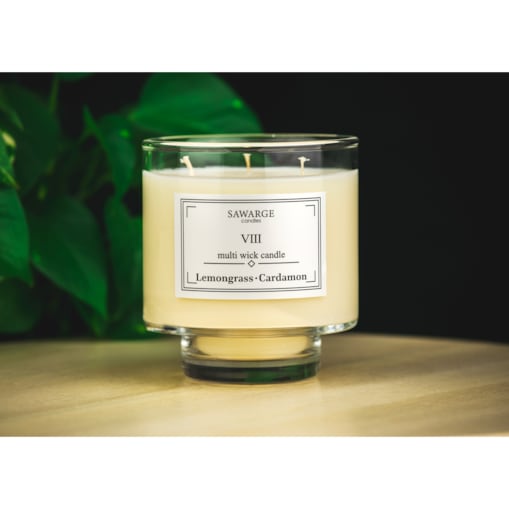 Świeca Zapachowa Sojowa No8 /50h/ Trawa Cytrynowa Kardamon 450g
