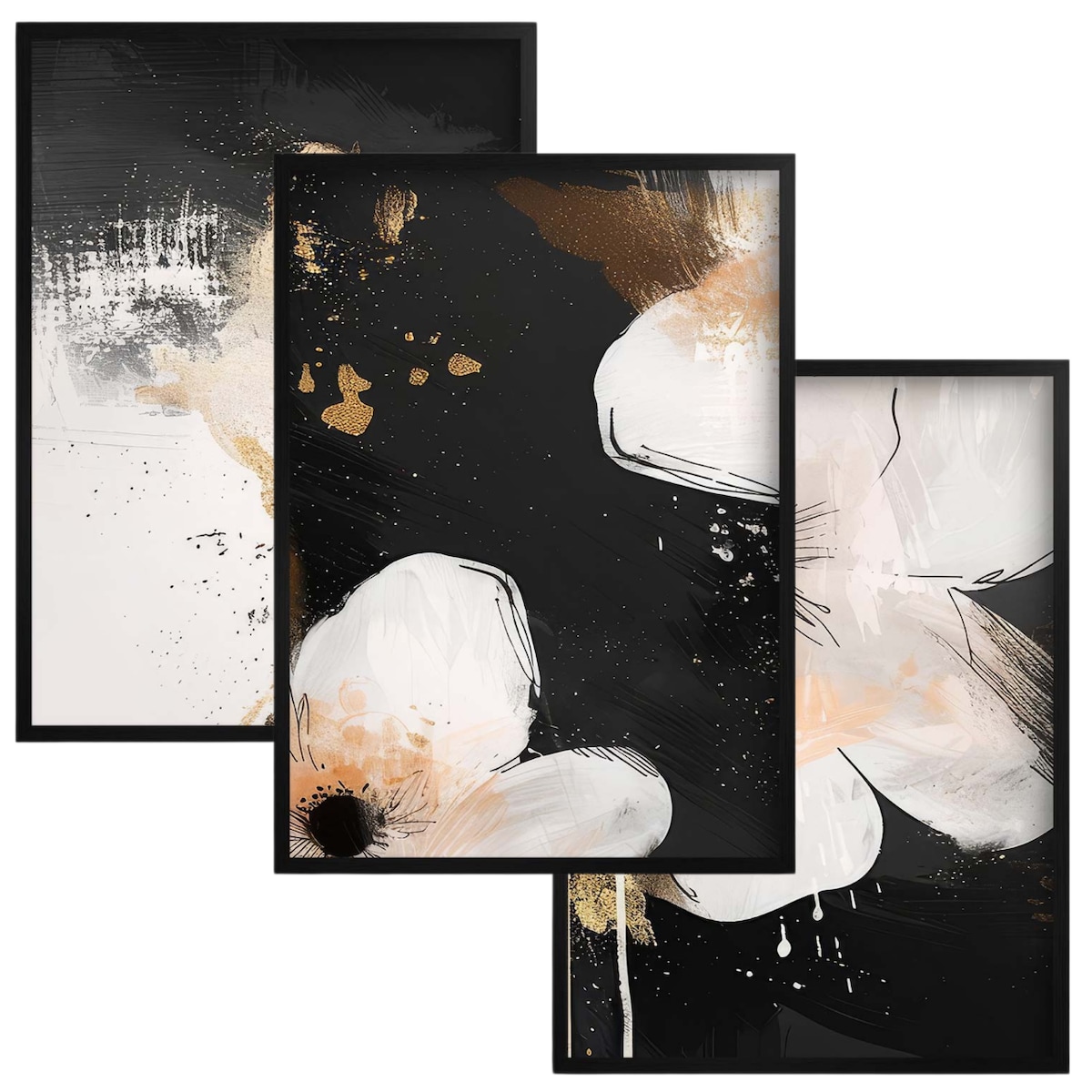 Obrazy ścienne Plakaty na ścianę Malowane Kwiaty Akwarela