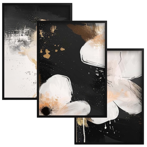 Obrazy ścienne Plakaty na ścianę Malowane Kwiaty Akwarela