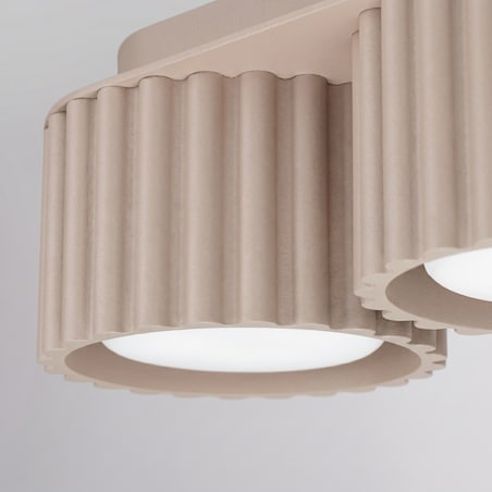 Plafon AURA 3 taupe Gx53