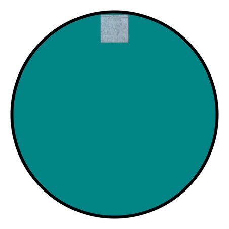 Lustro okrągłe - białe - 100 cm