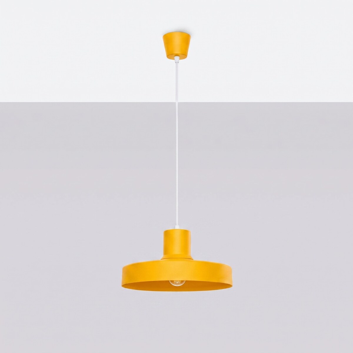 Lampa wisząca BILO żółta