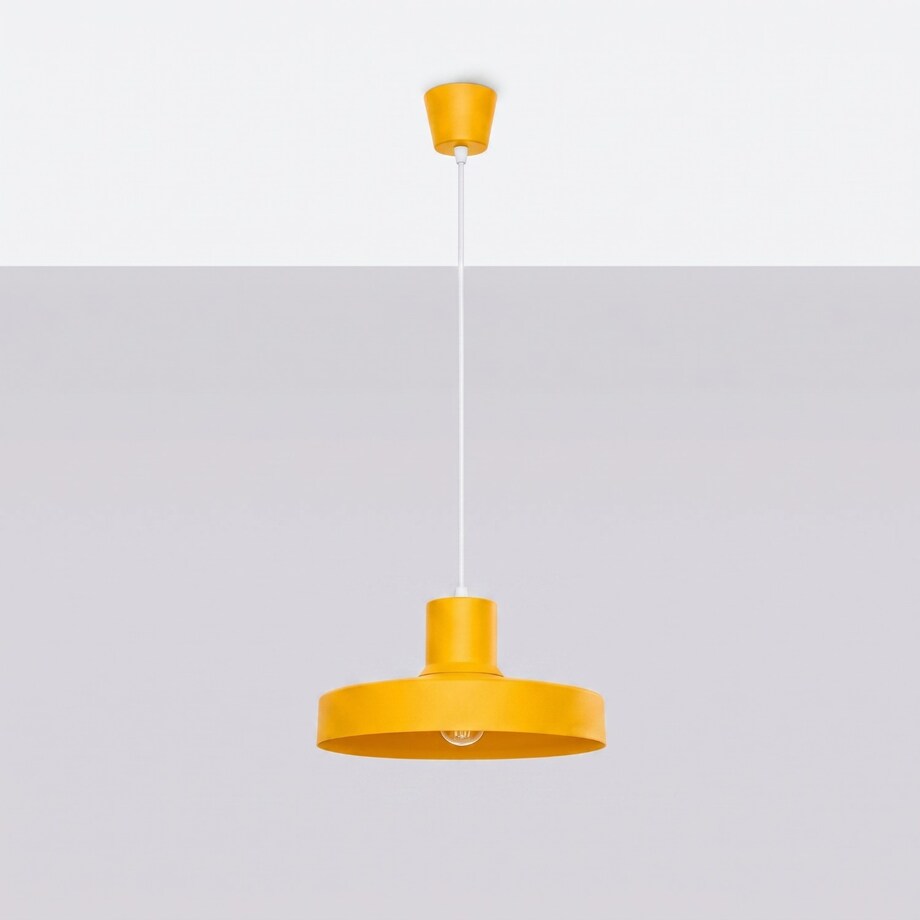 Lampa wisząca BILO żółta