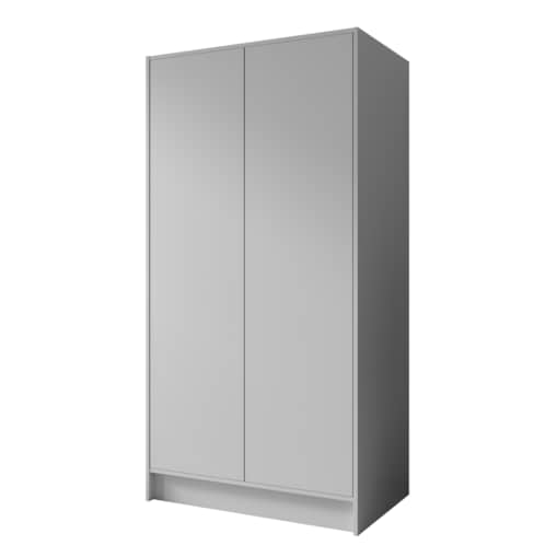 Szafa gładka 100 ALA bez lustra i bez uchwytów, biała