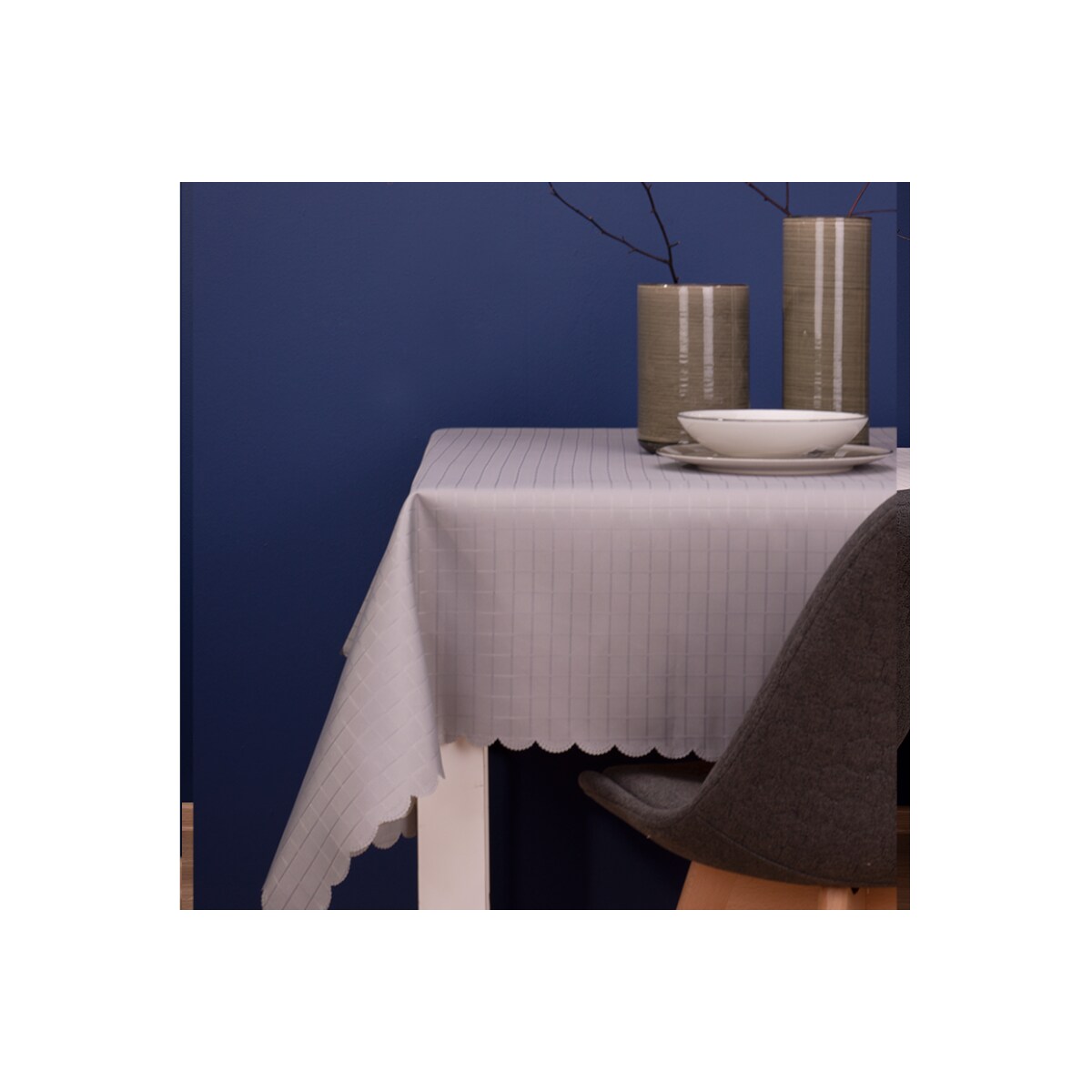 Konsimo RODERI Obrus, jasny szary