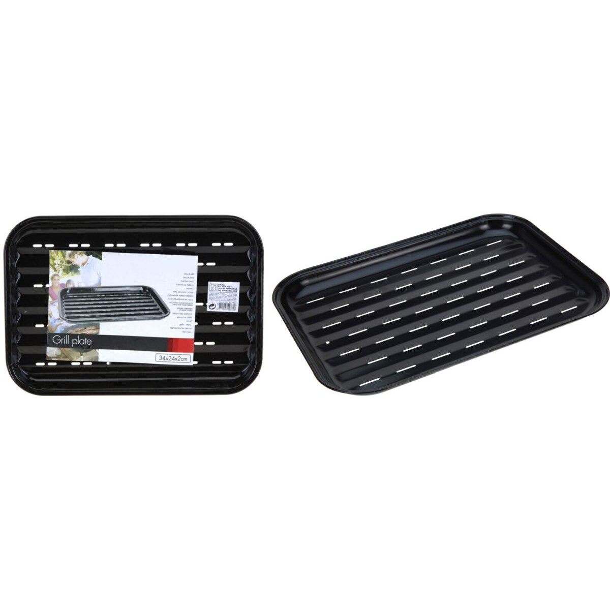 bbq tacka do grilowania 34,5x24 cm wielokrotnego użytku, nieprzywierająca