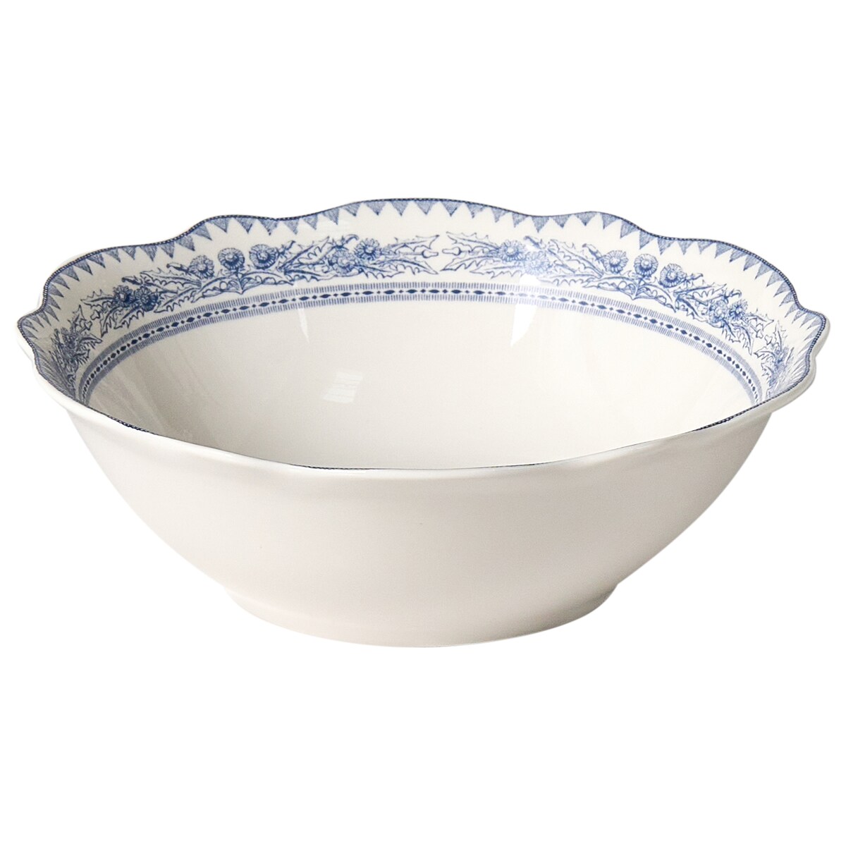 Zastawa stołowa 20-częściowa BAY LEAF Porcelana Biały/niebieski