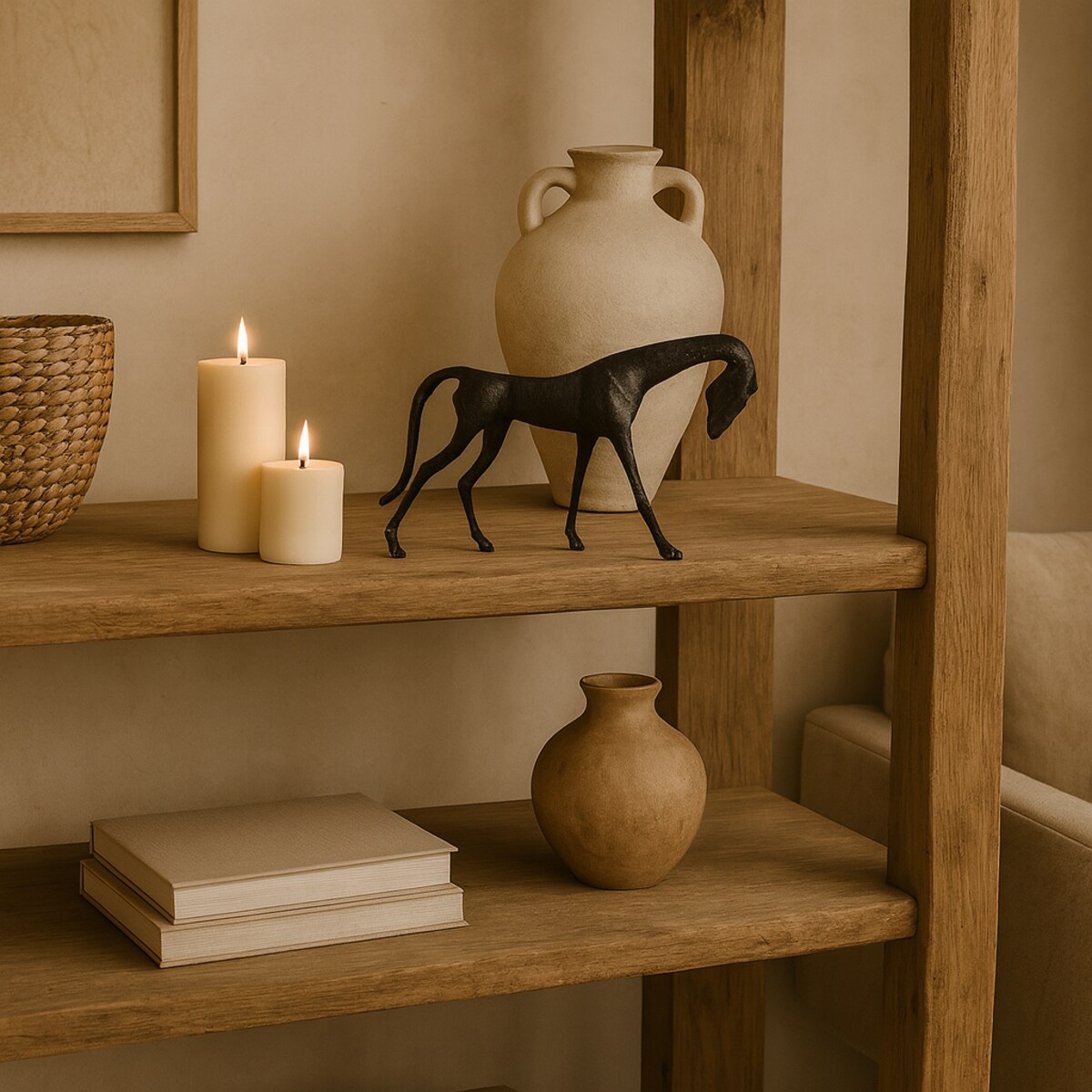 FIGURKA DEKORACYJNA COCO S CZARNY